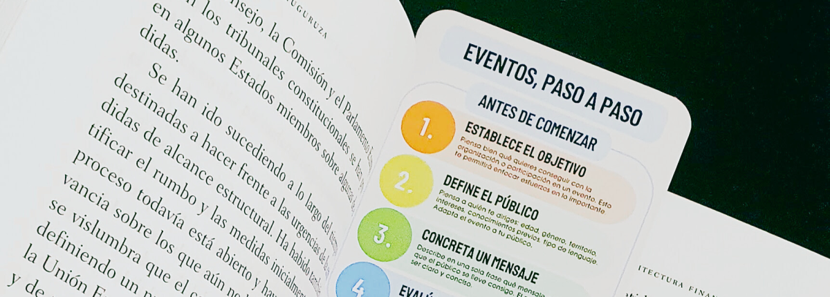 marcapaginas en libro